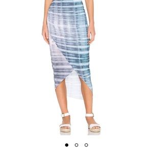 Charli Petra skirt in shibori print